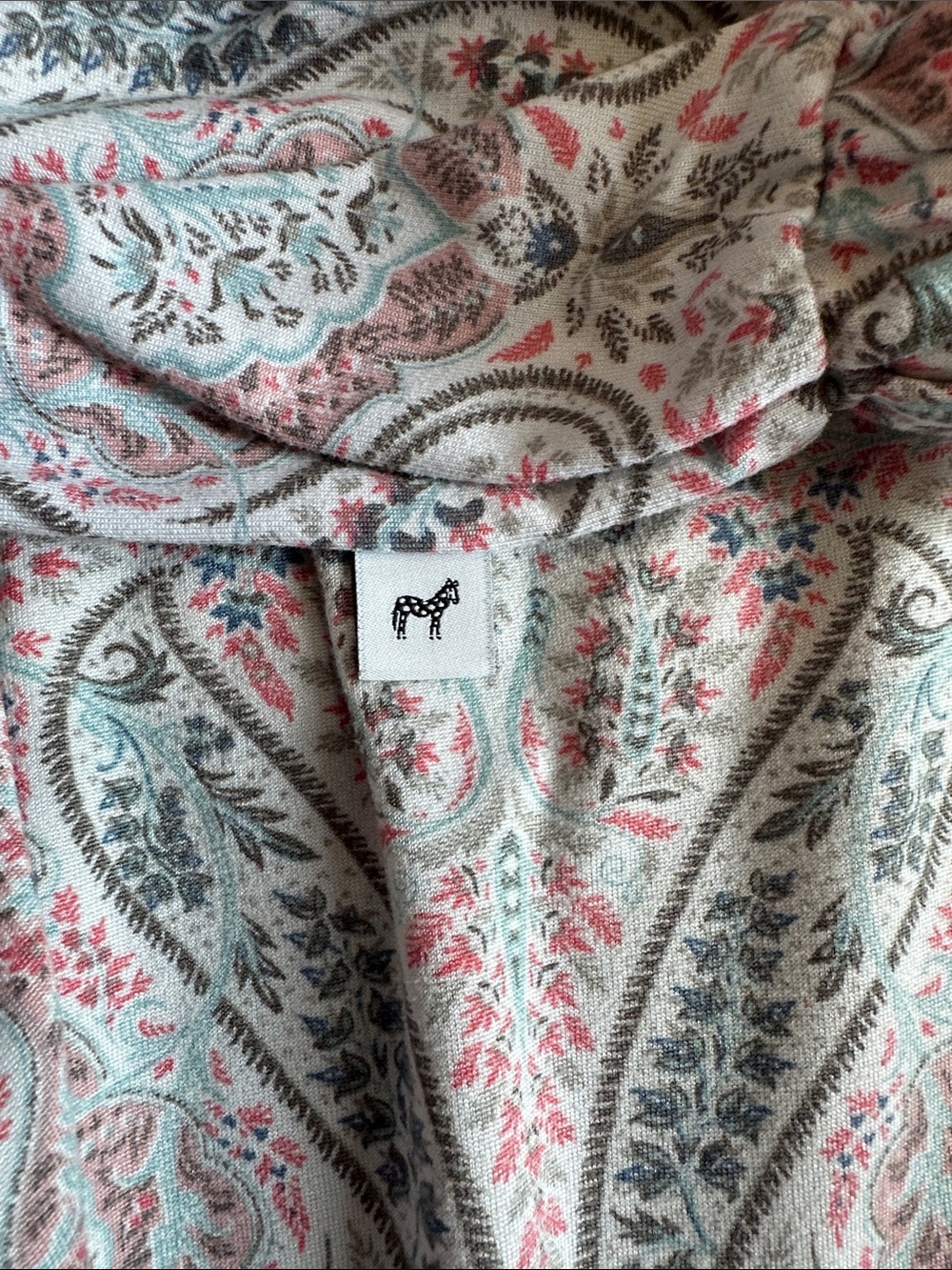 Echo Women’s Lightweight Paisley Pajama Set - Size Medium - Picture 13 of 13